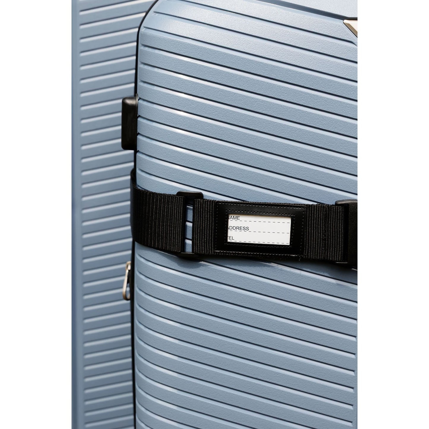 Travel Kit with TSA Lock, Luggage Strap, Tag – Blue