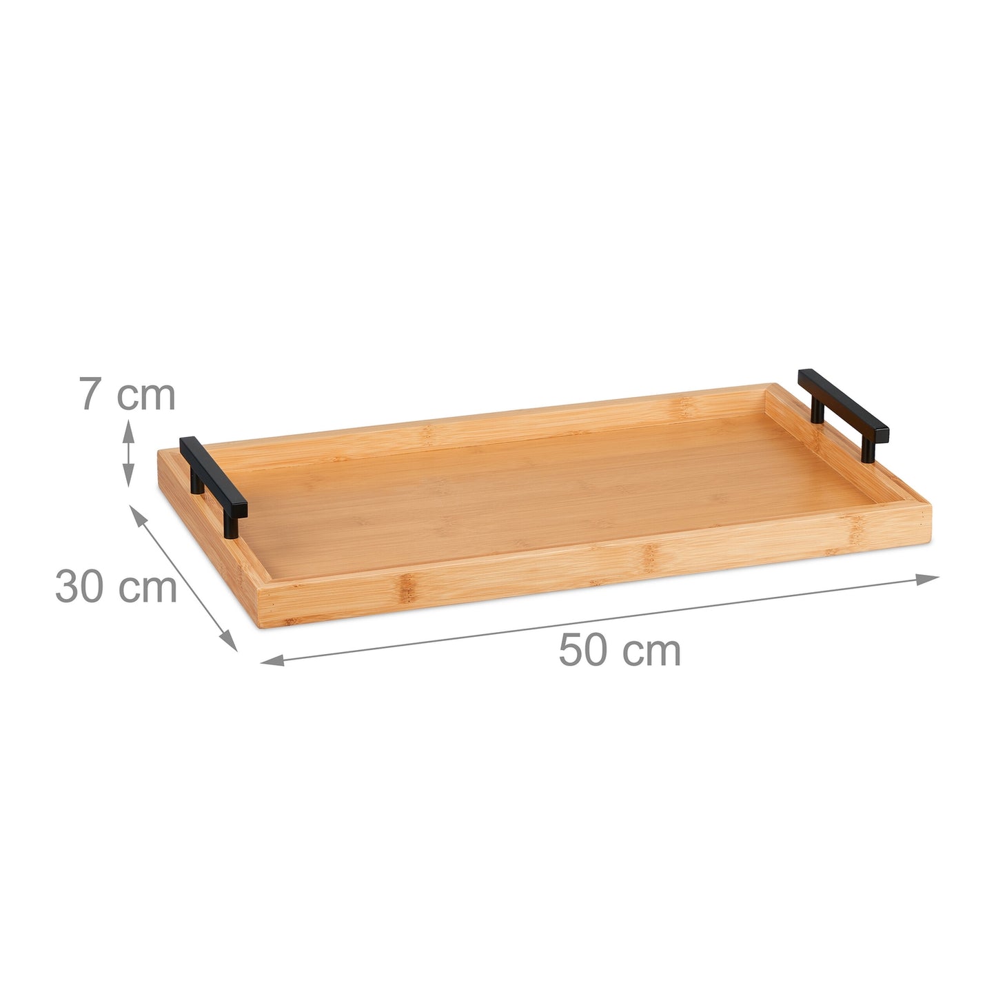 Tray in bamboo
