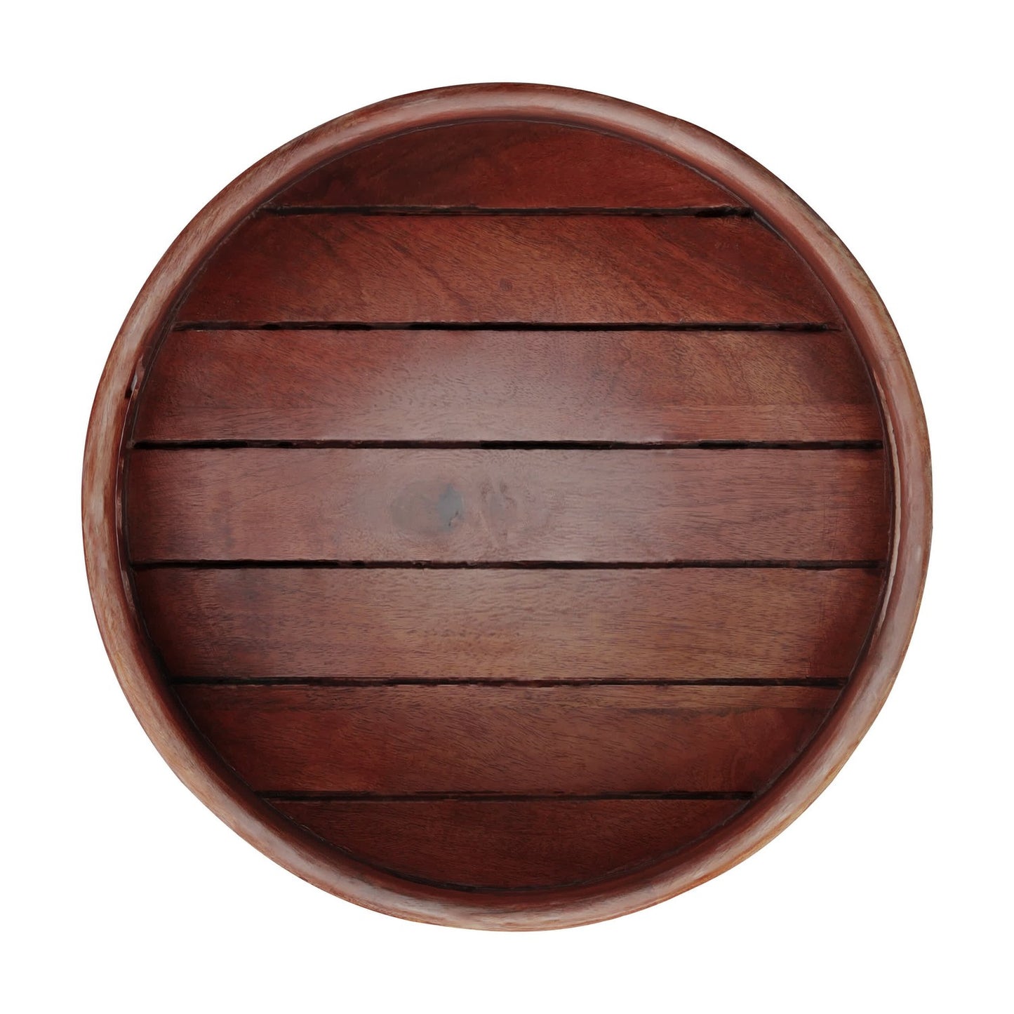 Tray in mango wood 2-piece set