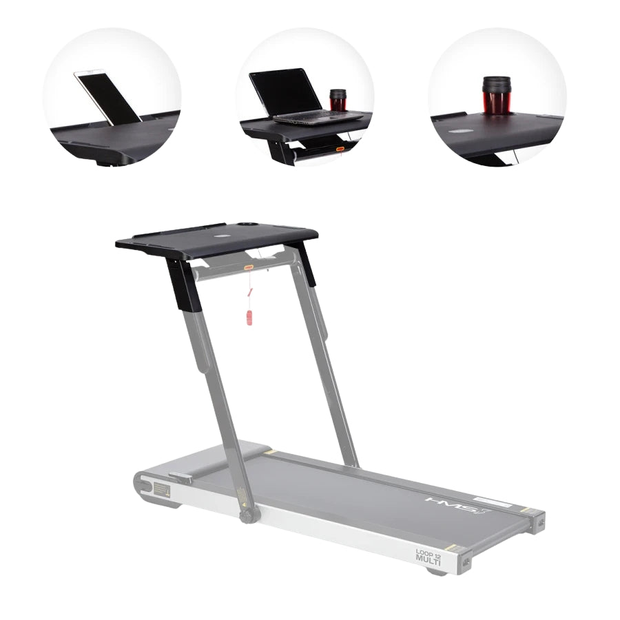 Treadmill Desk with Adjustable Height and Foldable Design