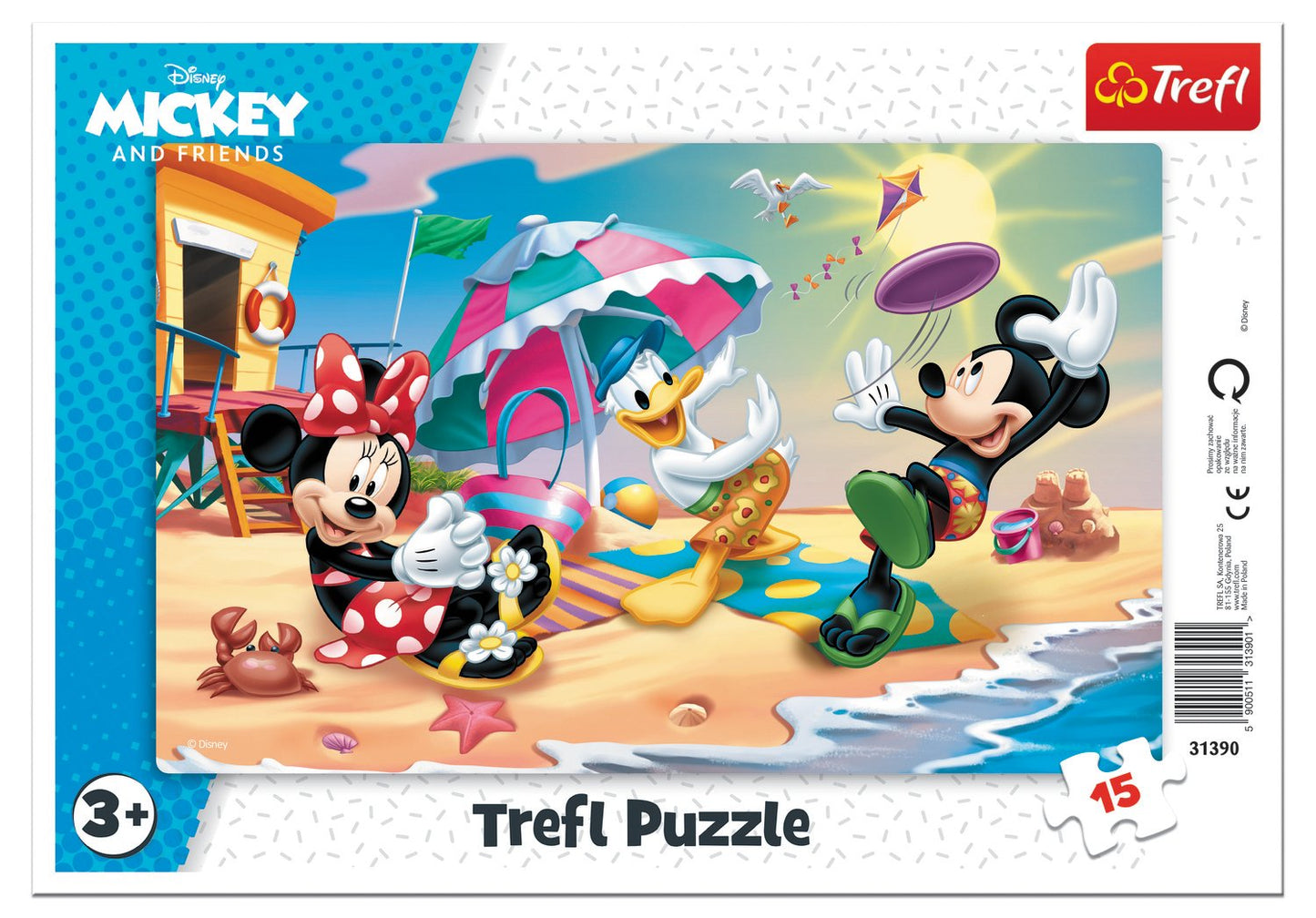 Trefl Disney Puzzle In Frame Mickey-Mouse, 15 Pcs