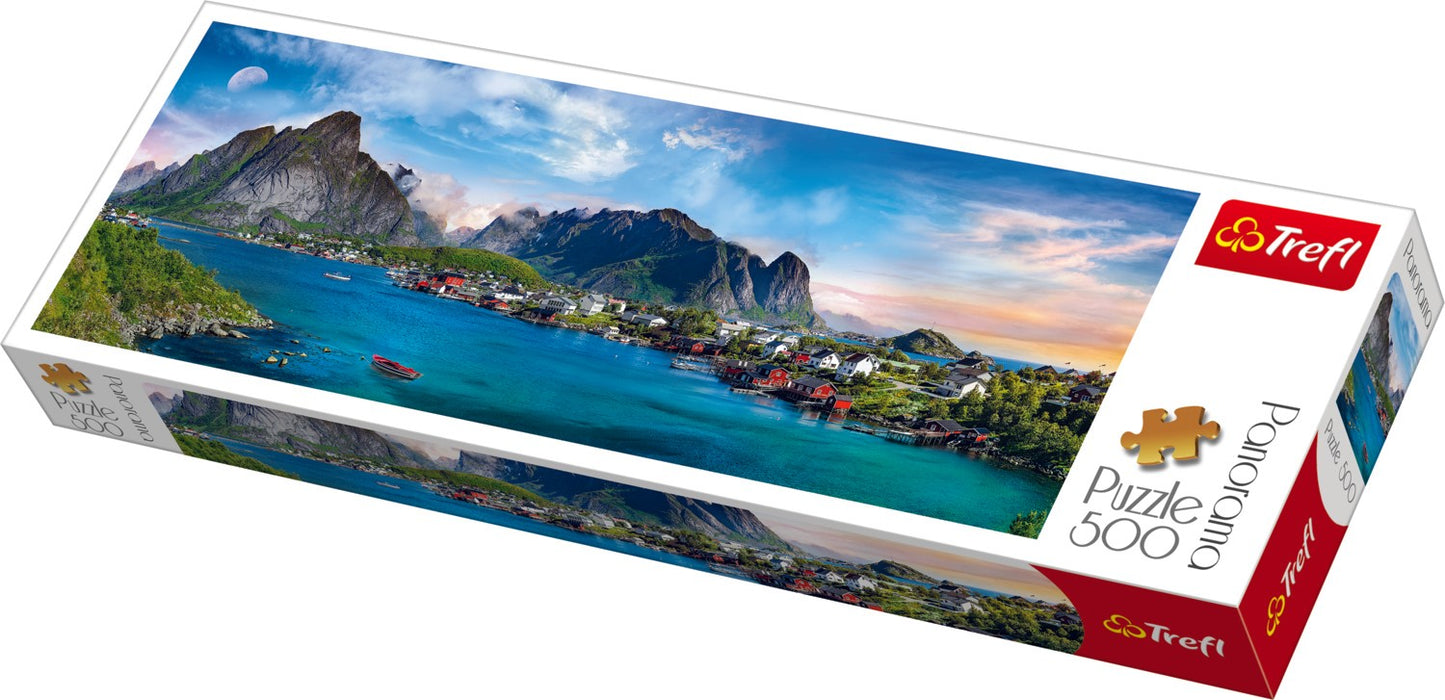 Trefl Panoramic Puzzle Norway 500 Pcs