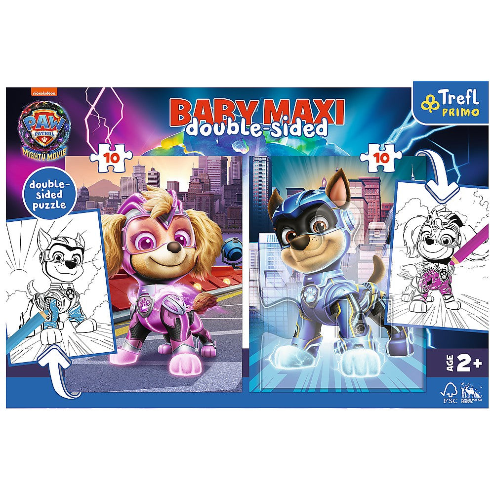 Trefl Paw Patrol Baby Maxi Puzzle, 10X2 Pcs