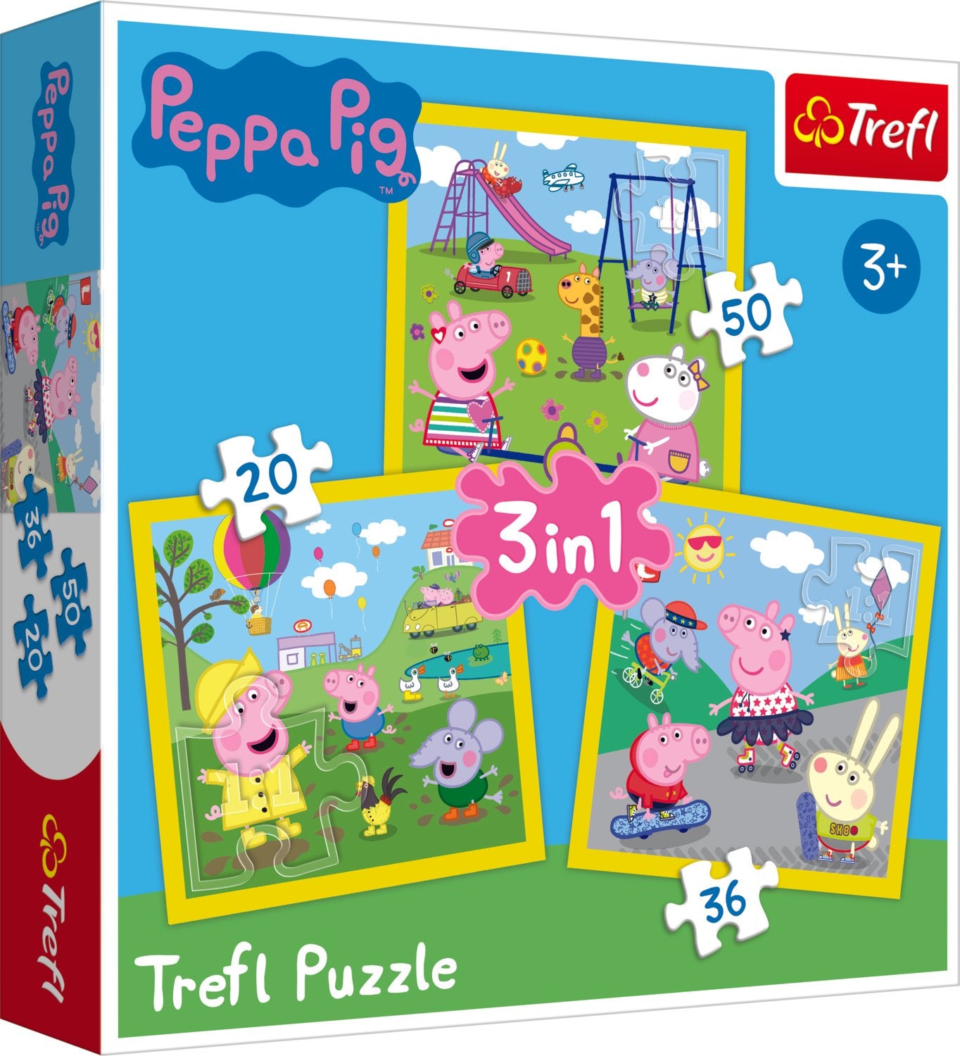 Trefl Peppa Pig Puzzle 3 In 1 Set