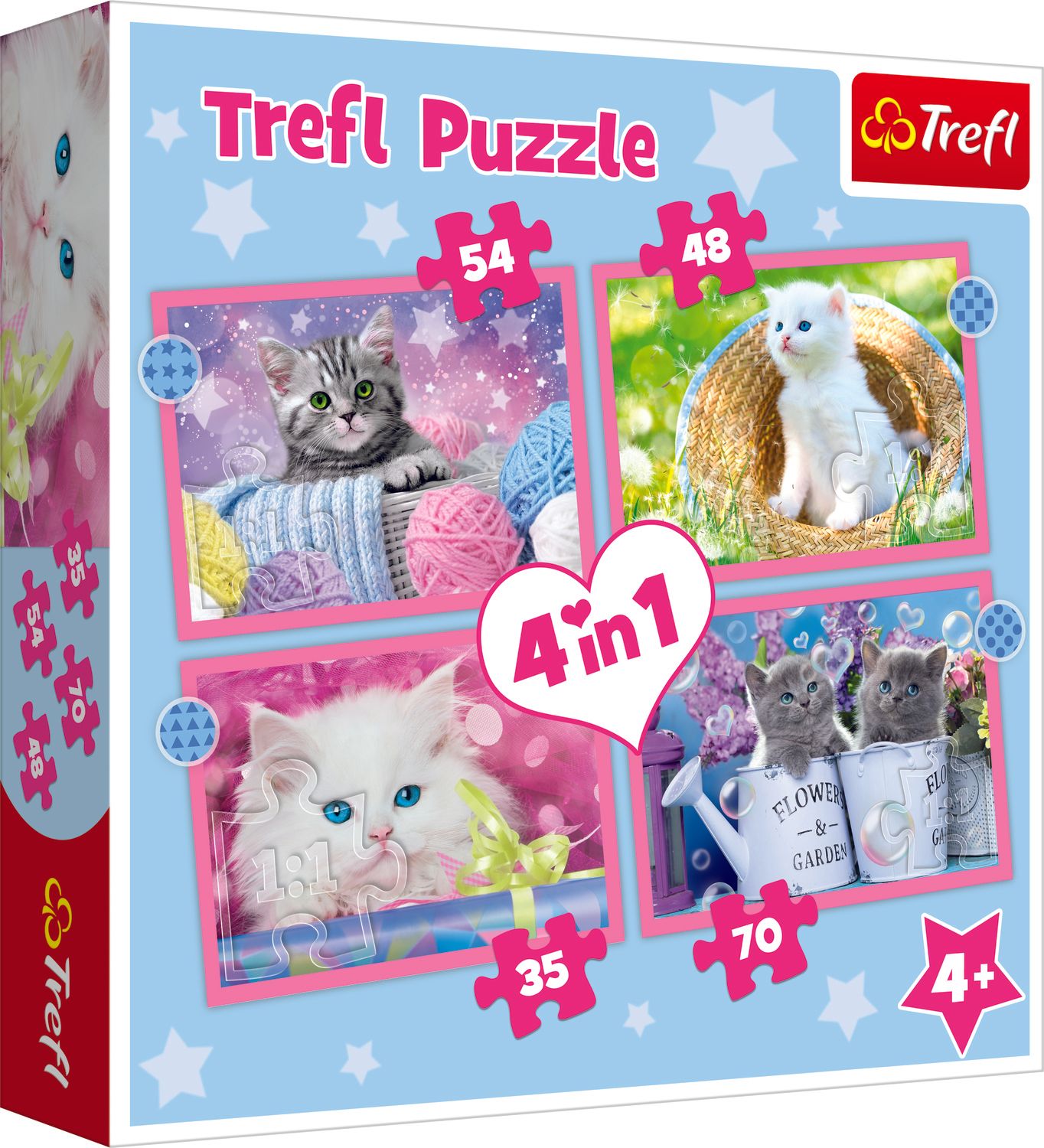 Trefl Puzzle 4 In 1 Set Kittens