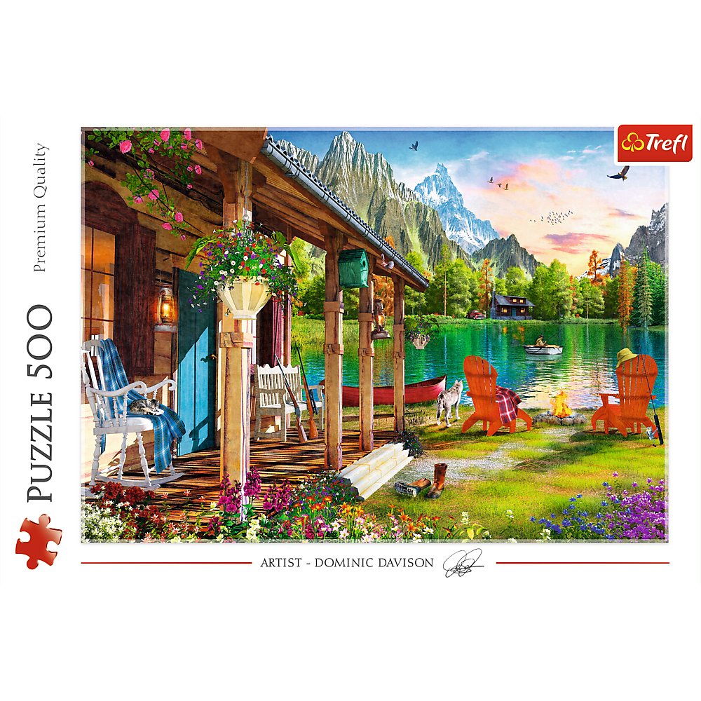 Trefl Puzzle Cabin In The Mountains 500 Pcs
