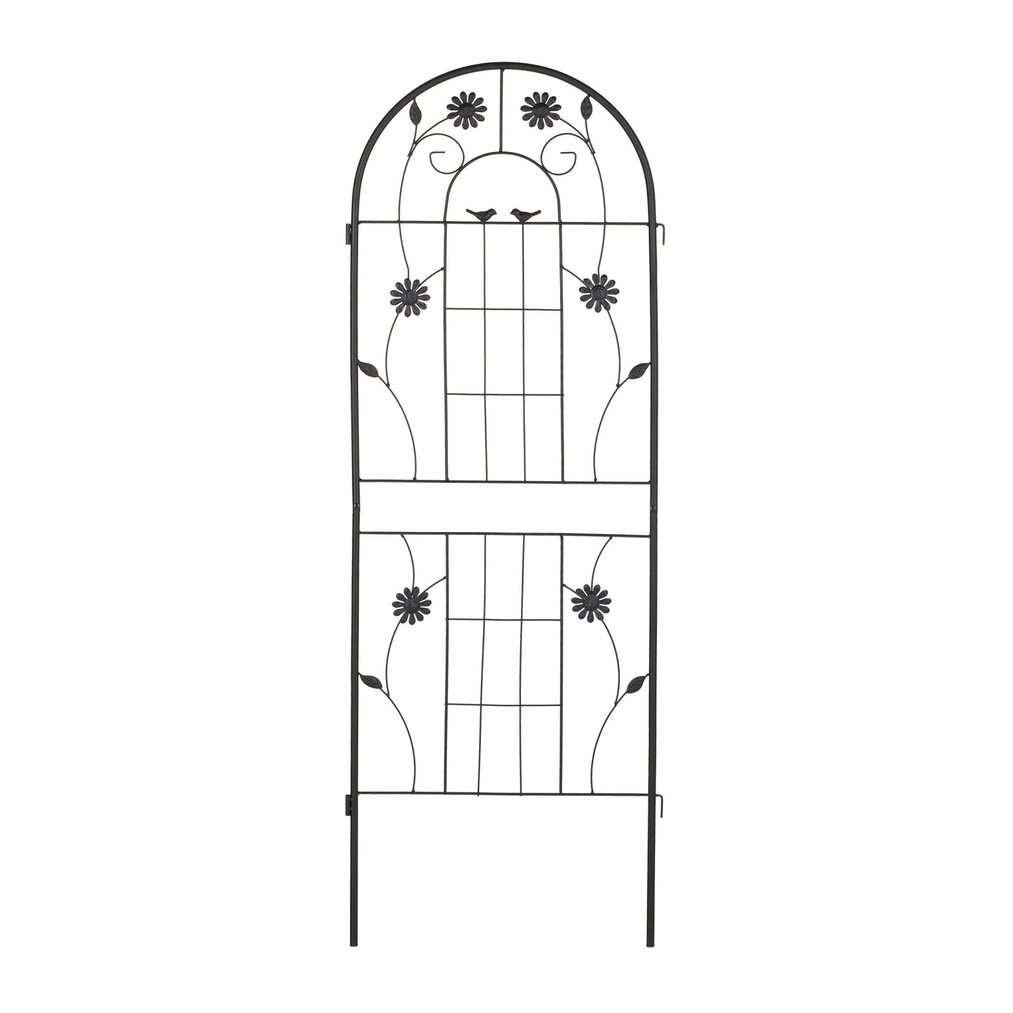Trellis 150 cm set of 2 black