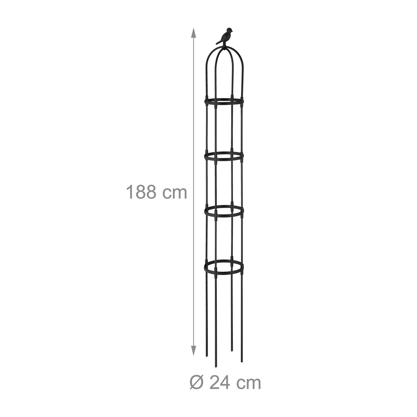 Trellis 188 cm set of 2