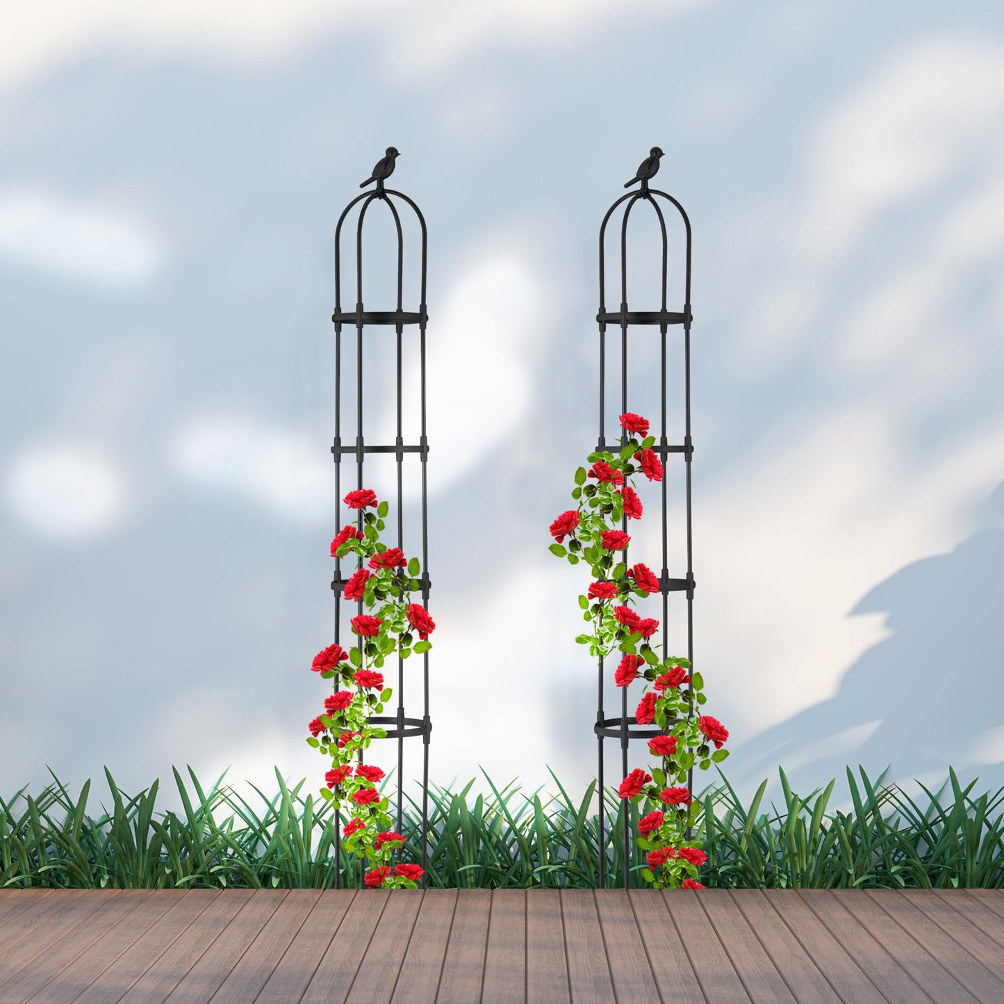 Trellis 188 cm set of 2