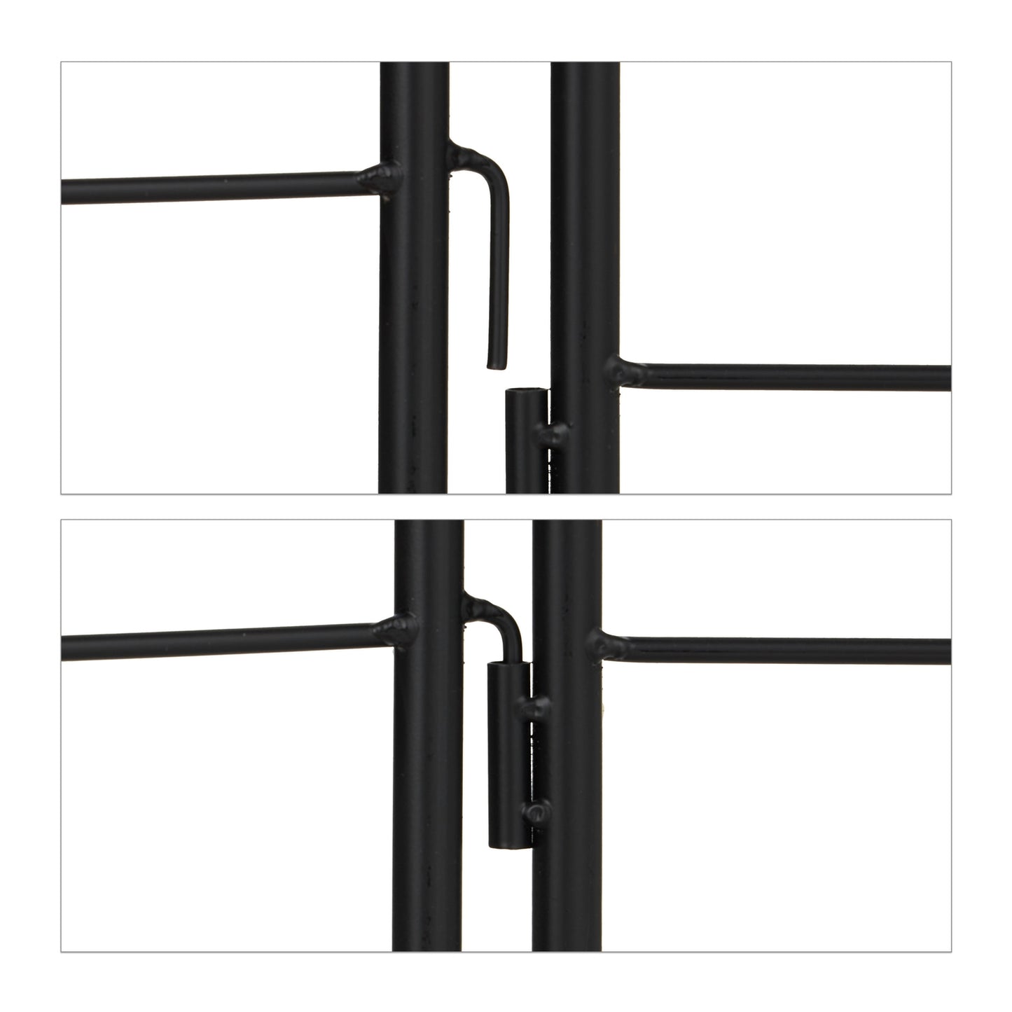Trellis 220 cm set of 2 black