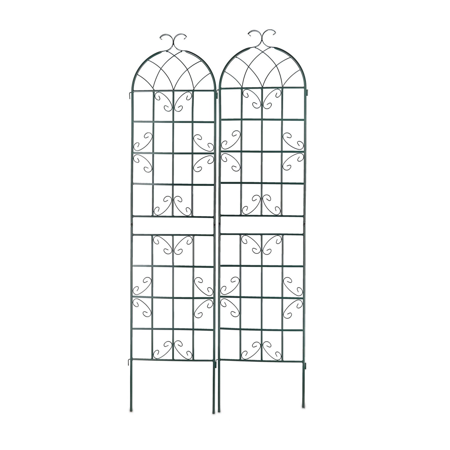 Trellis 220 cm set of 2 green