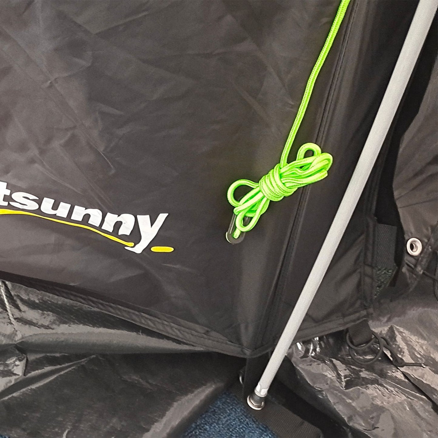 4-person tunnel tent, 2 rooms, UV protection, waterproof