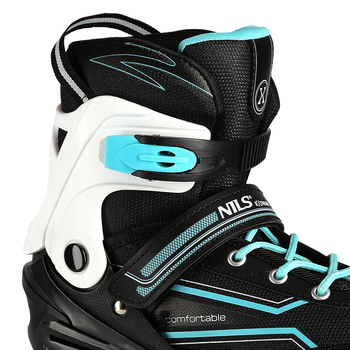 Turquoise In-Line Skates, Size L (39-42)