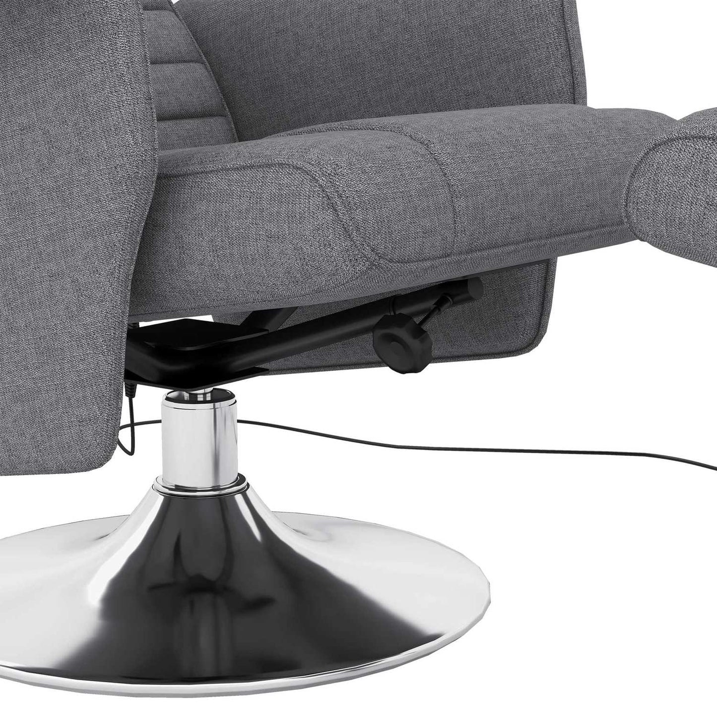 Electric recliner & footstool with vibration massage