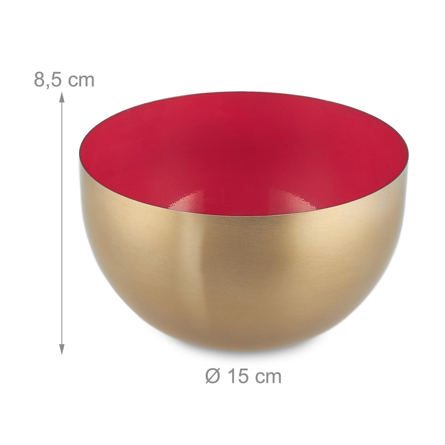 Two-Tone Stainless Steel Serving Bowl