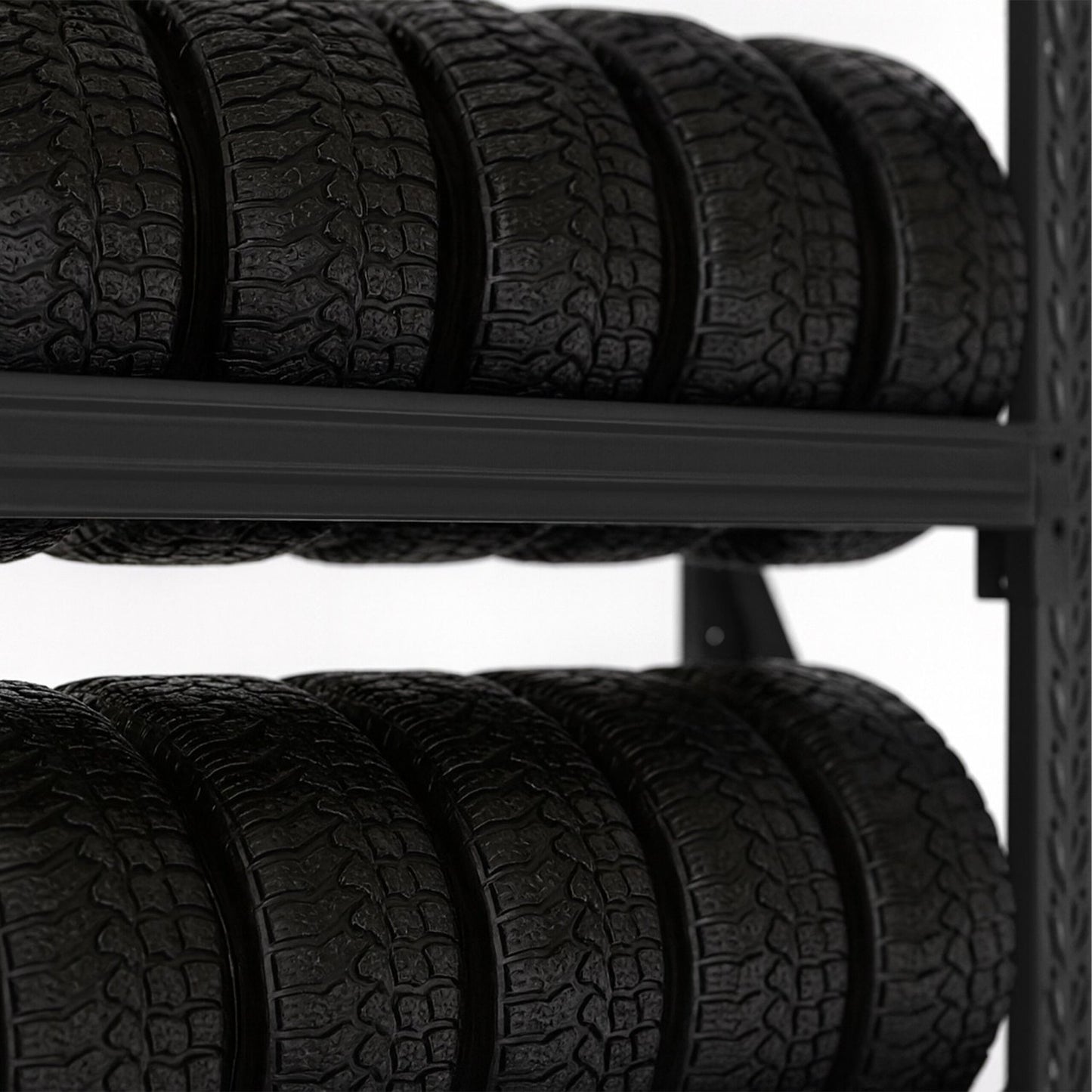Tyre Rack for 21 Car Tyres – Adjustable Storage