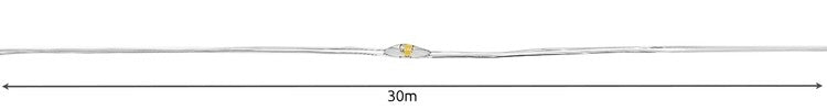 USB Christmas lights - wires 300 LED warm white