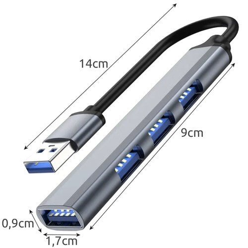 USB HUB - 4 ports 3.0 + 2.0 Izoxis 21940