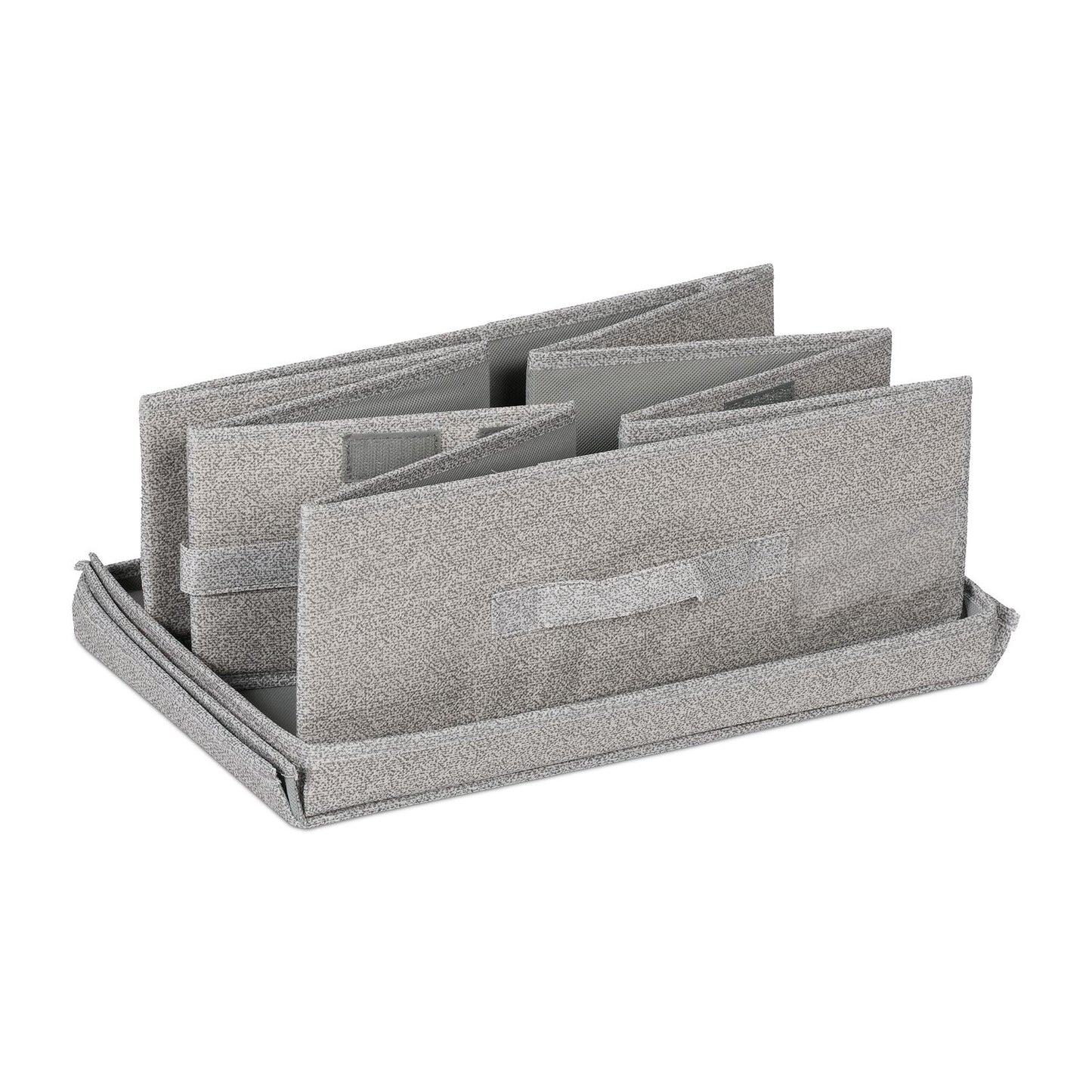 Underbed chest of drawers with lid 2-pack