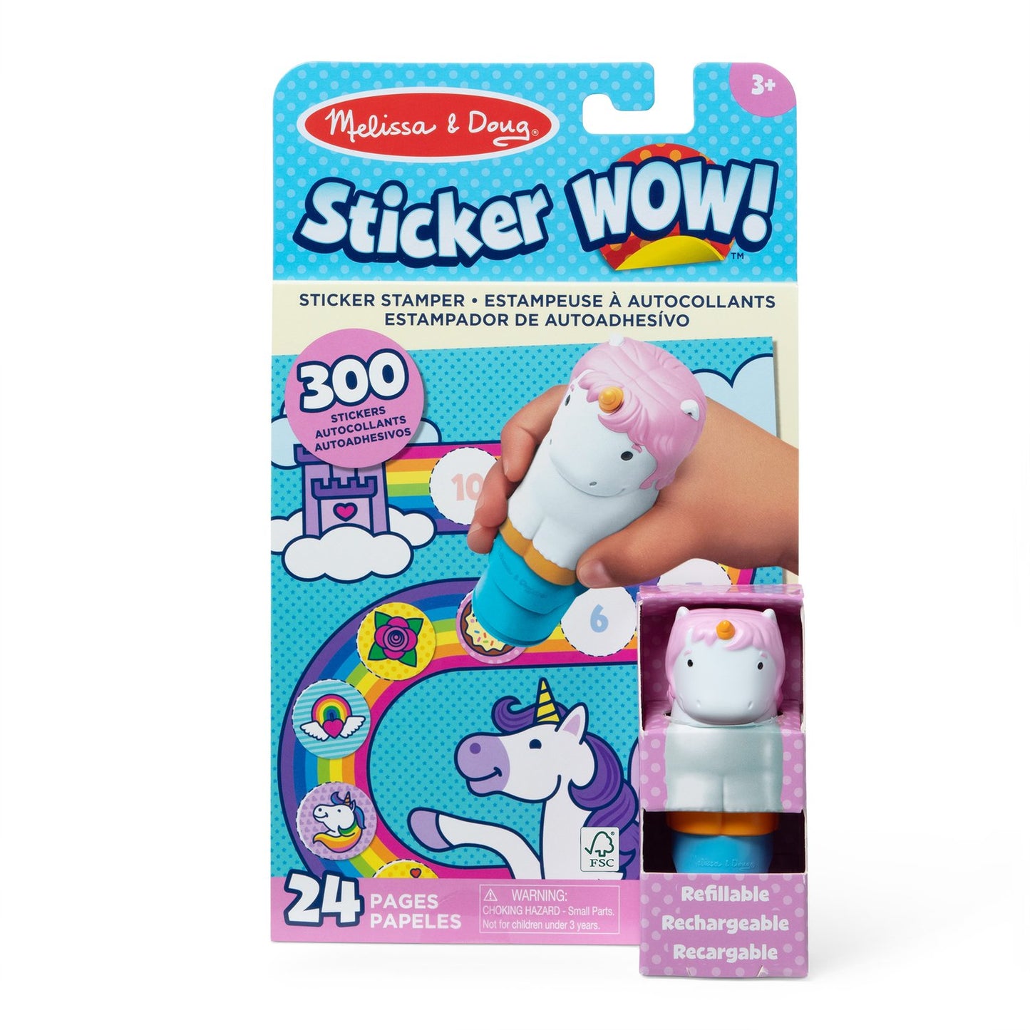 Unicorn Sticker Activity Pad Set for Creative Fun