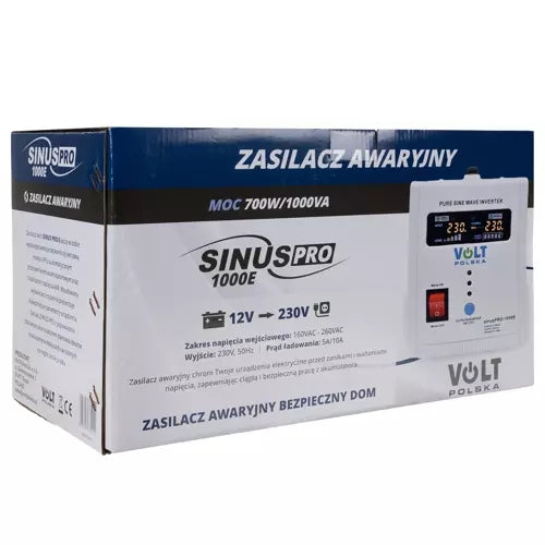 Uninterruptible Power Supply UPS SINUS PRO 1000E 12 / 230V