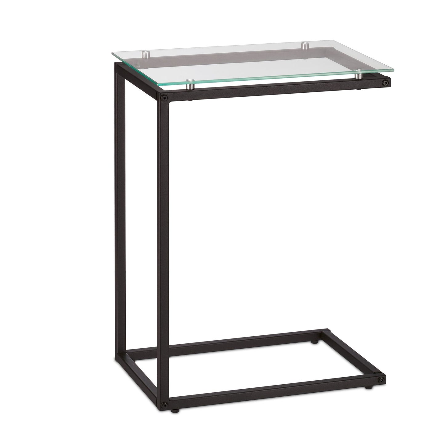 U-shaped material mix side table