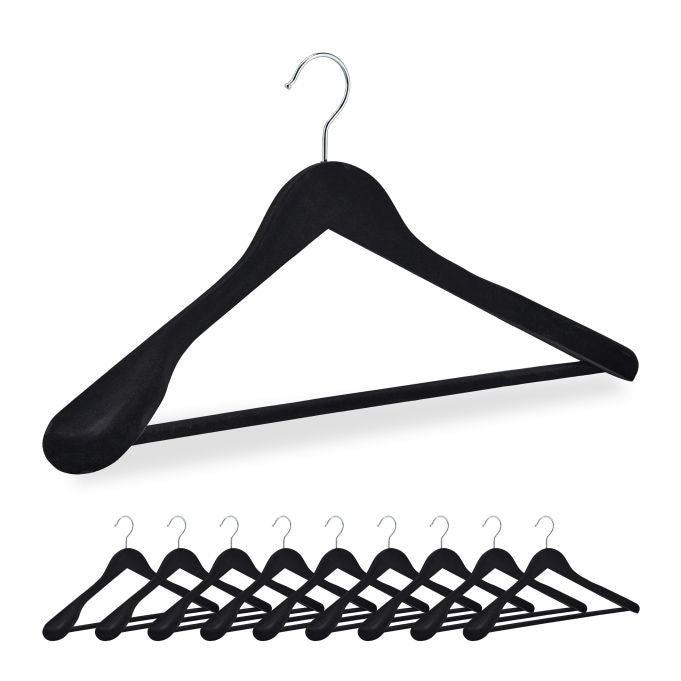 Velvet Clothes Hanger Set of 10