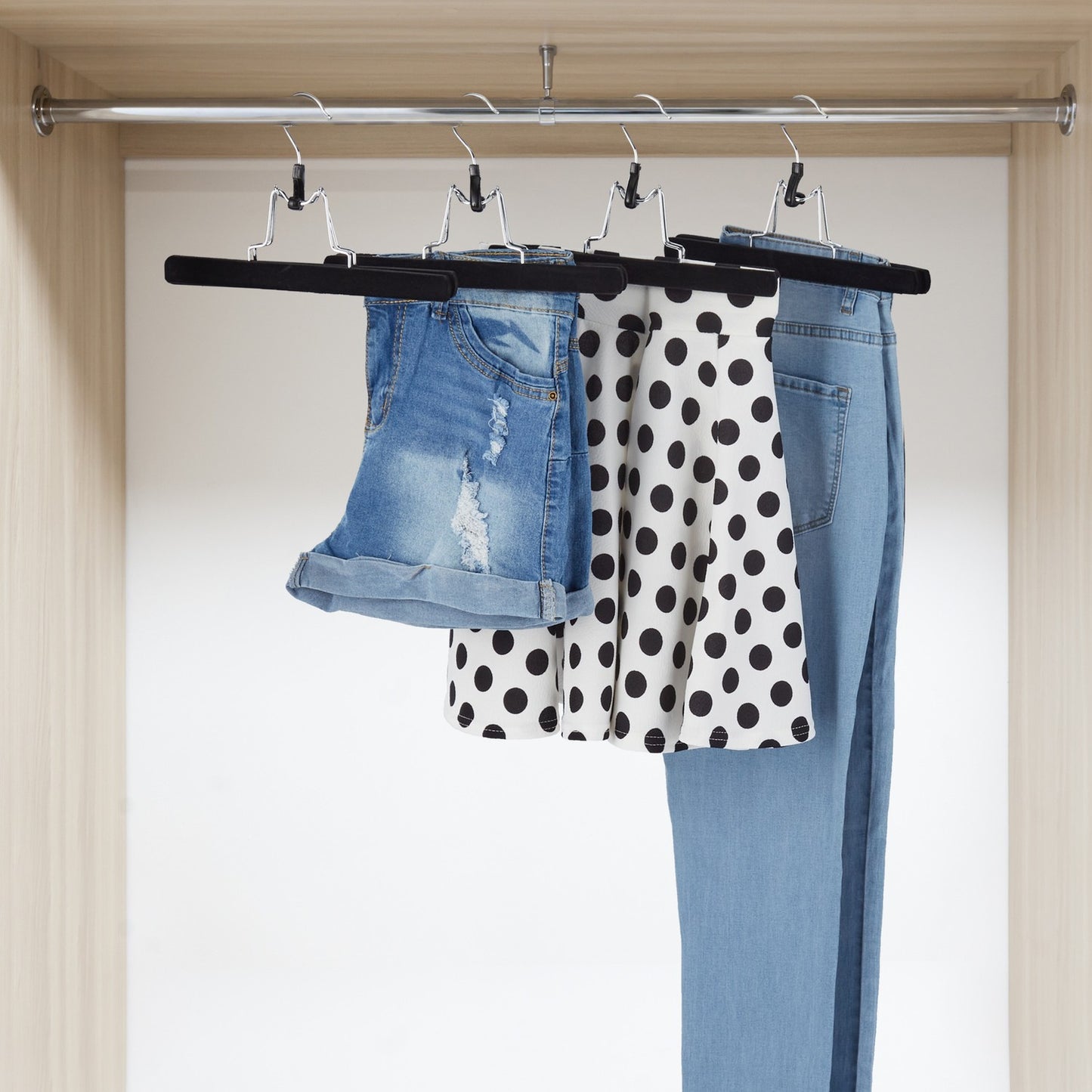 Velvet Trouser Hanger Set of 5
