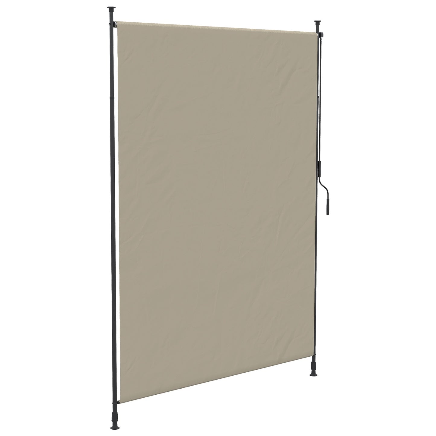 Retractable vertical awning, 200x292 cm, sand colour