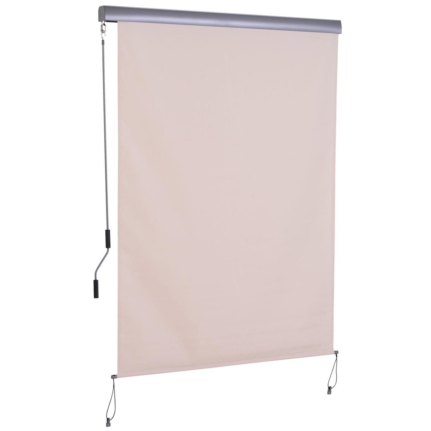 Vertical Awning, Wind & Privacy Screen, 140x250cm Cream