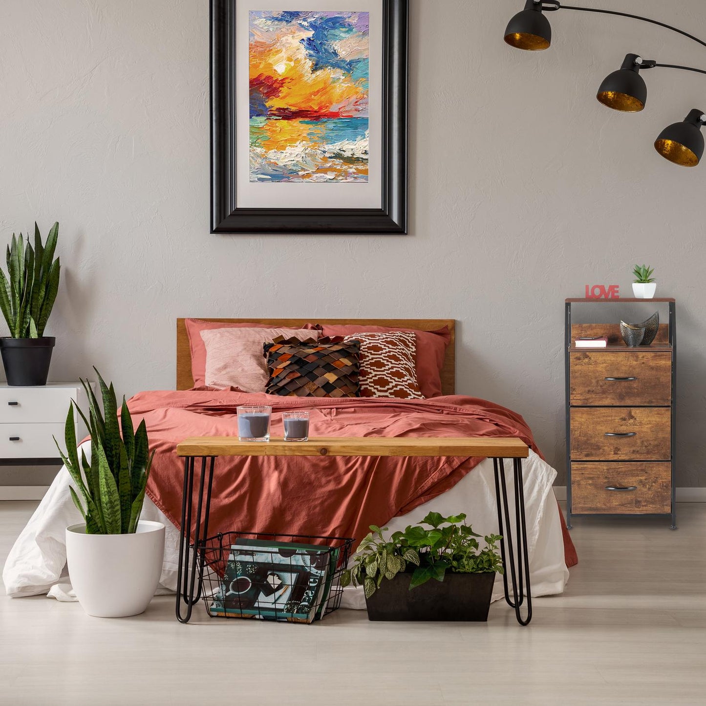 Vintage Shelf in Industrial Style Design
