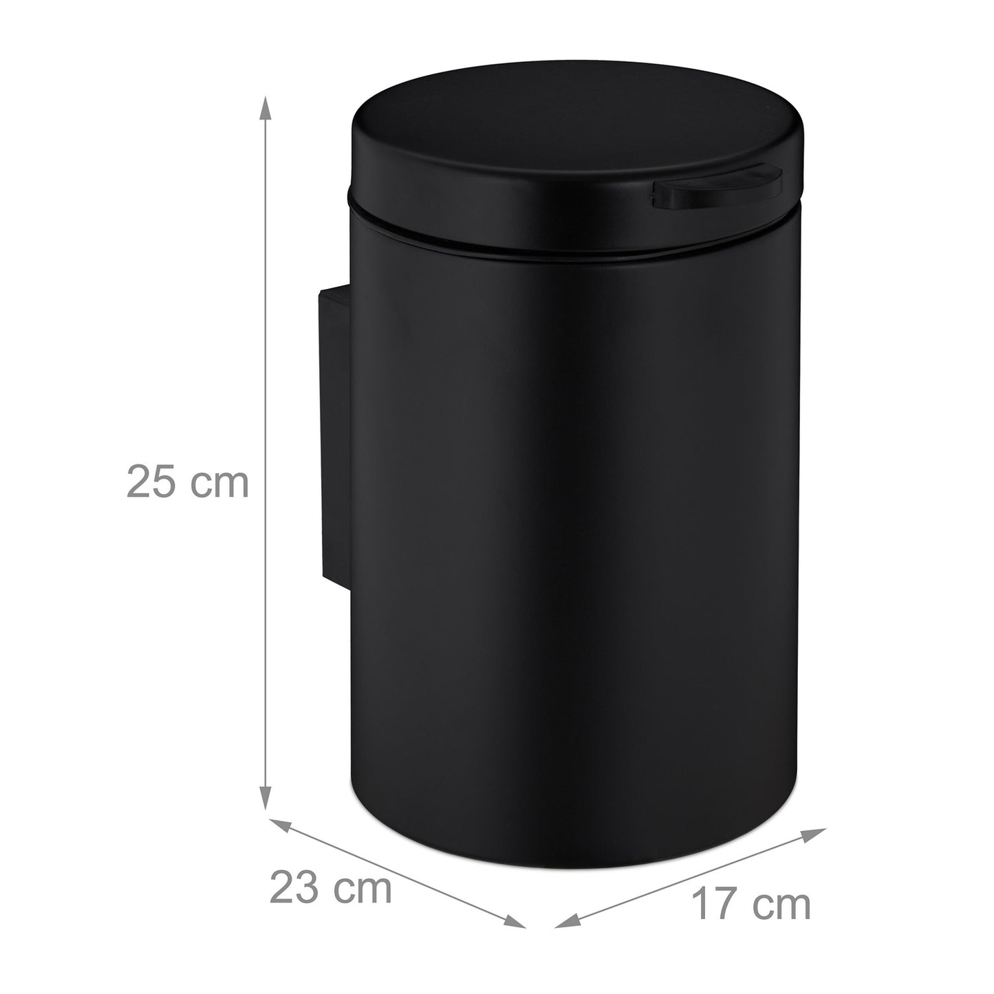 Wall Mounted Bathroom Bin 3 Litres