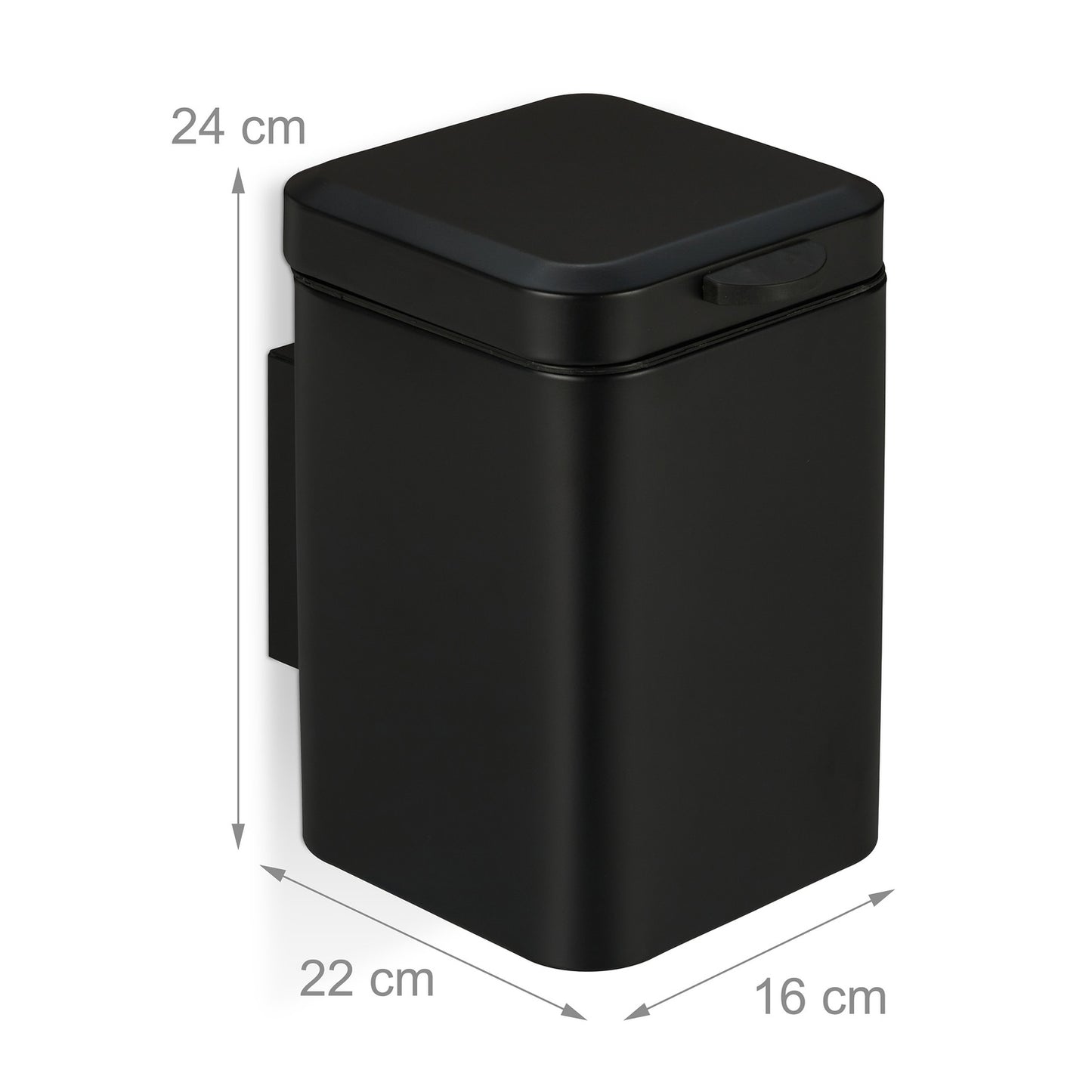 Wall Mounted Bathroom Bin 3 Litres