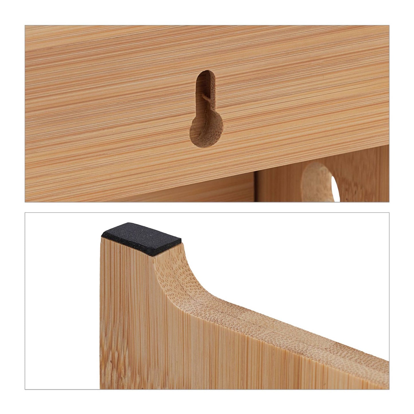 Wall roll holder with spice shelf