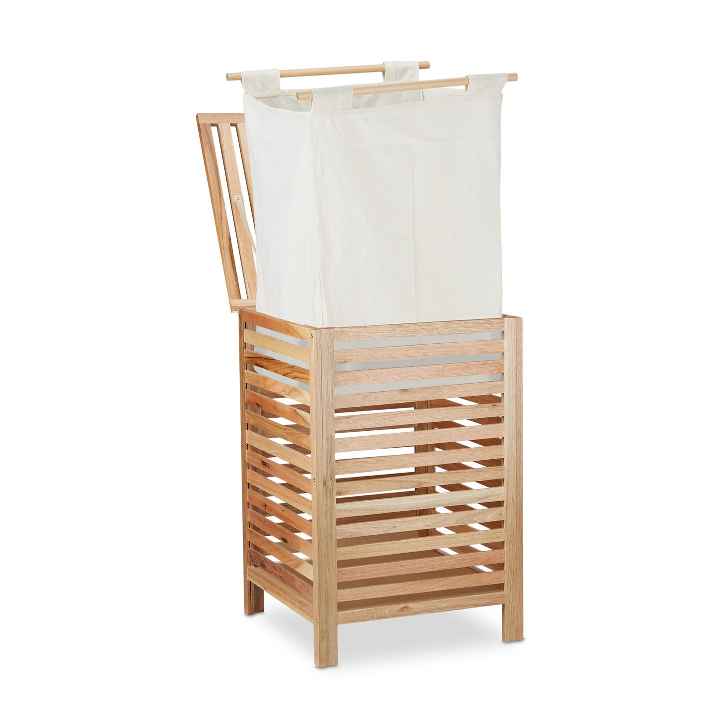Walnut Wood Washing Basket