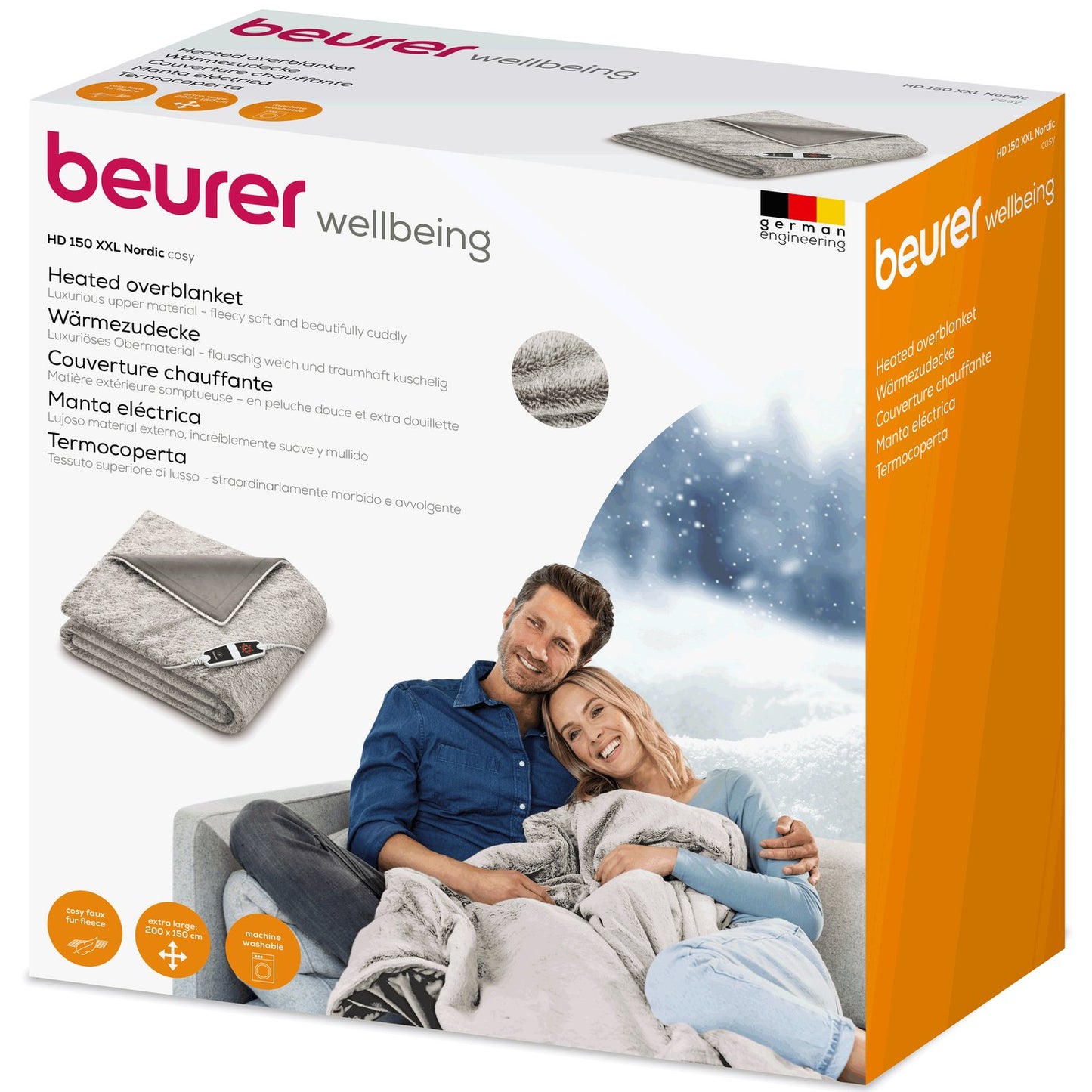 Warming blanket 200x150cm HD 150 XXL Nordic