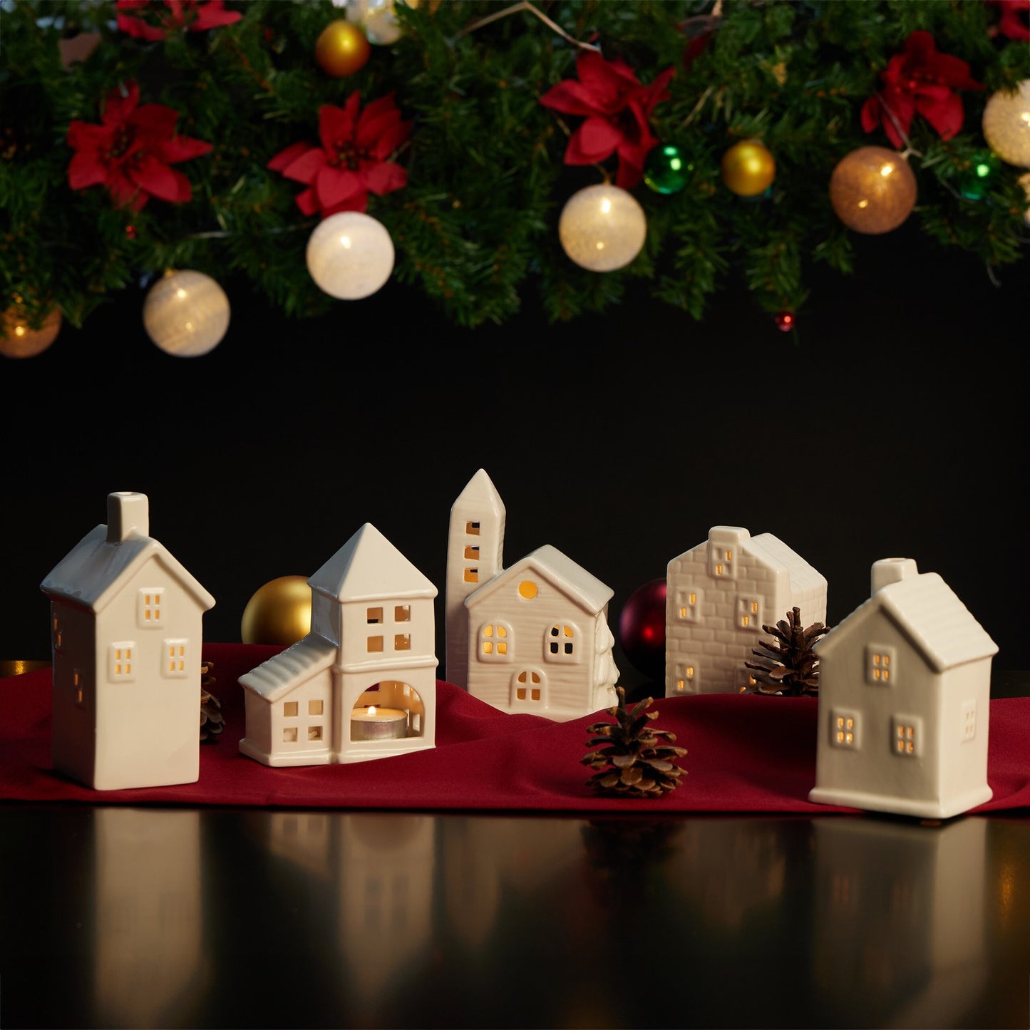 Warm light house ceramics