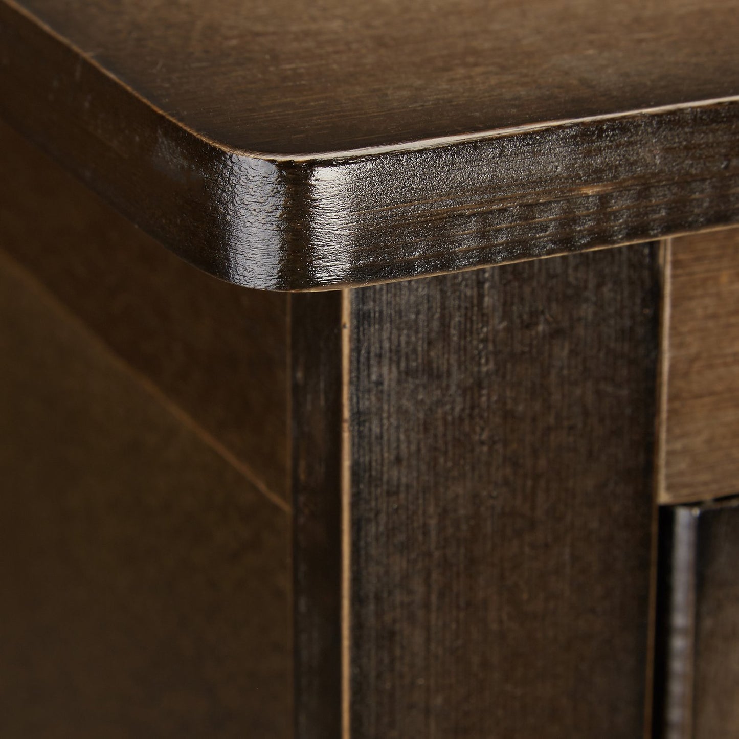 Washbasin cabinet brown LAMELL