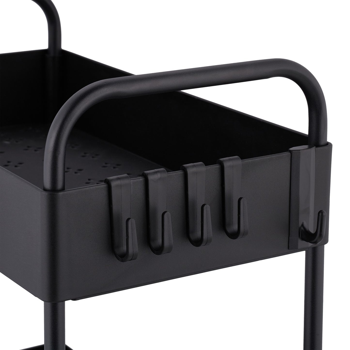 Washbasin shelf with 2 shelves