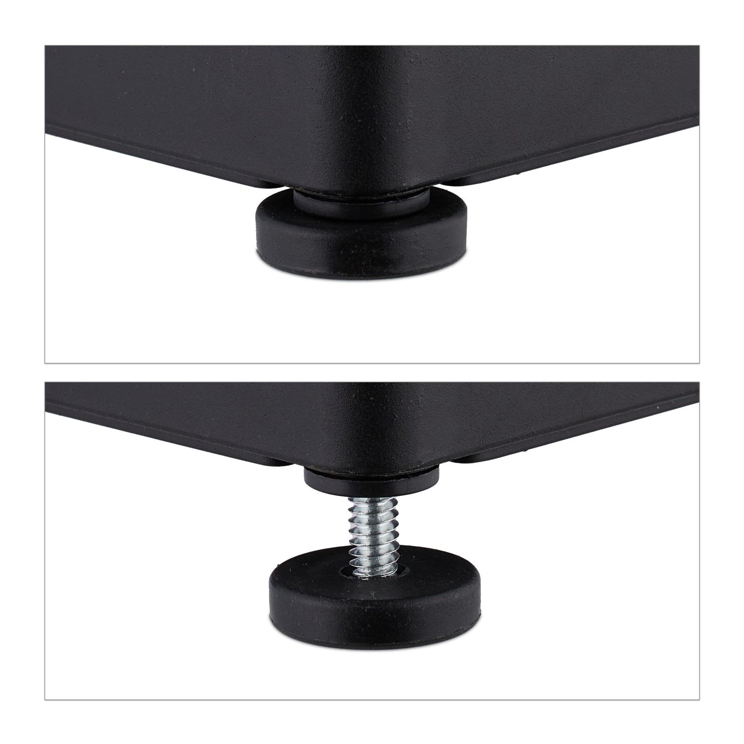 Washbasin shelf with 2 shelves