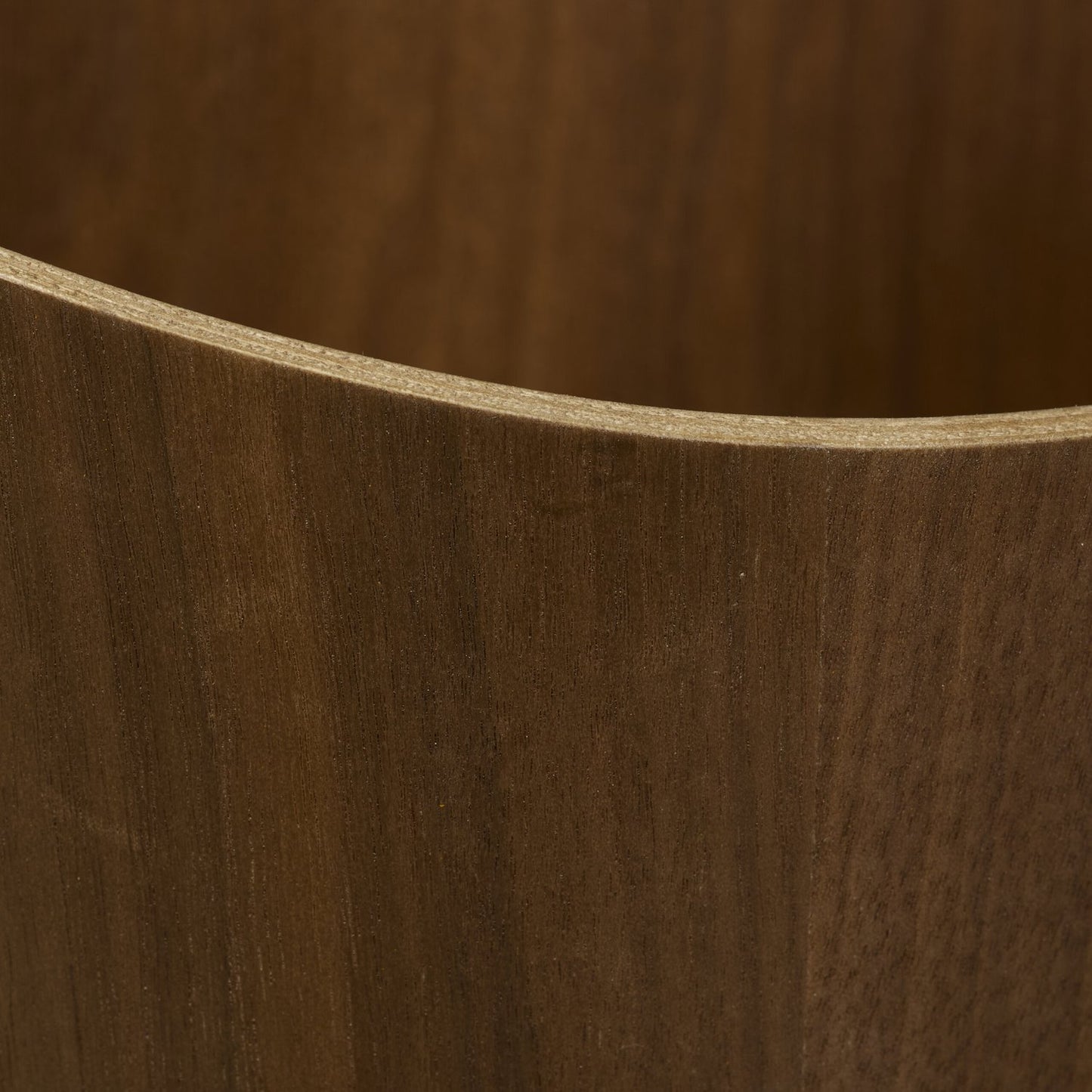 Waste Paper Bin, Wood Effect, 9L Capacity