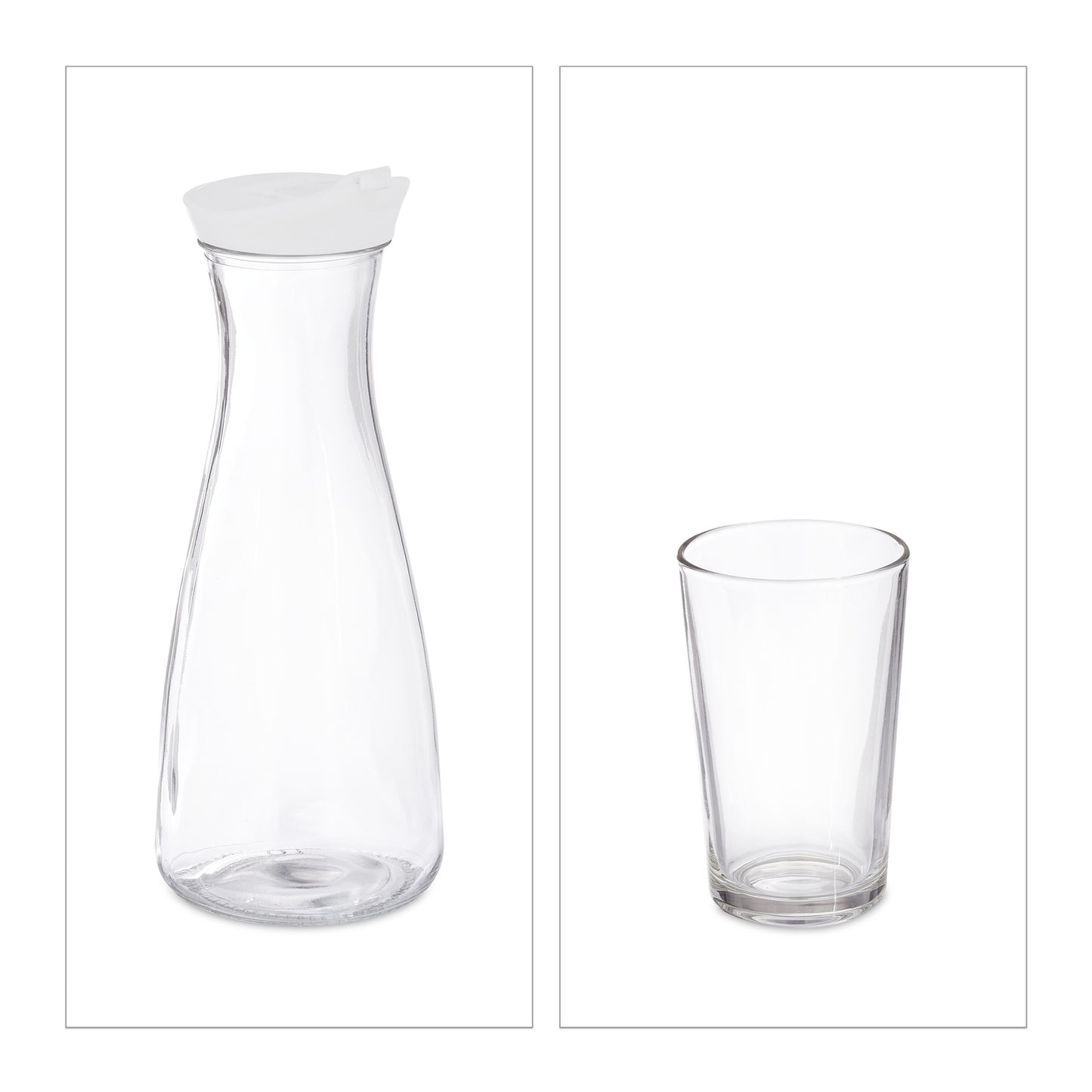 Water Carafe with Glass Set