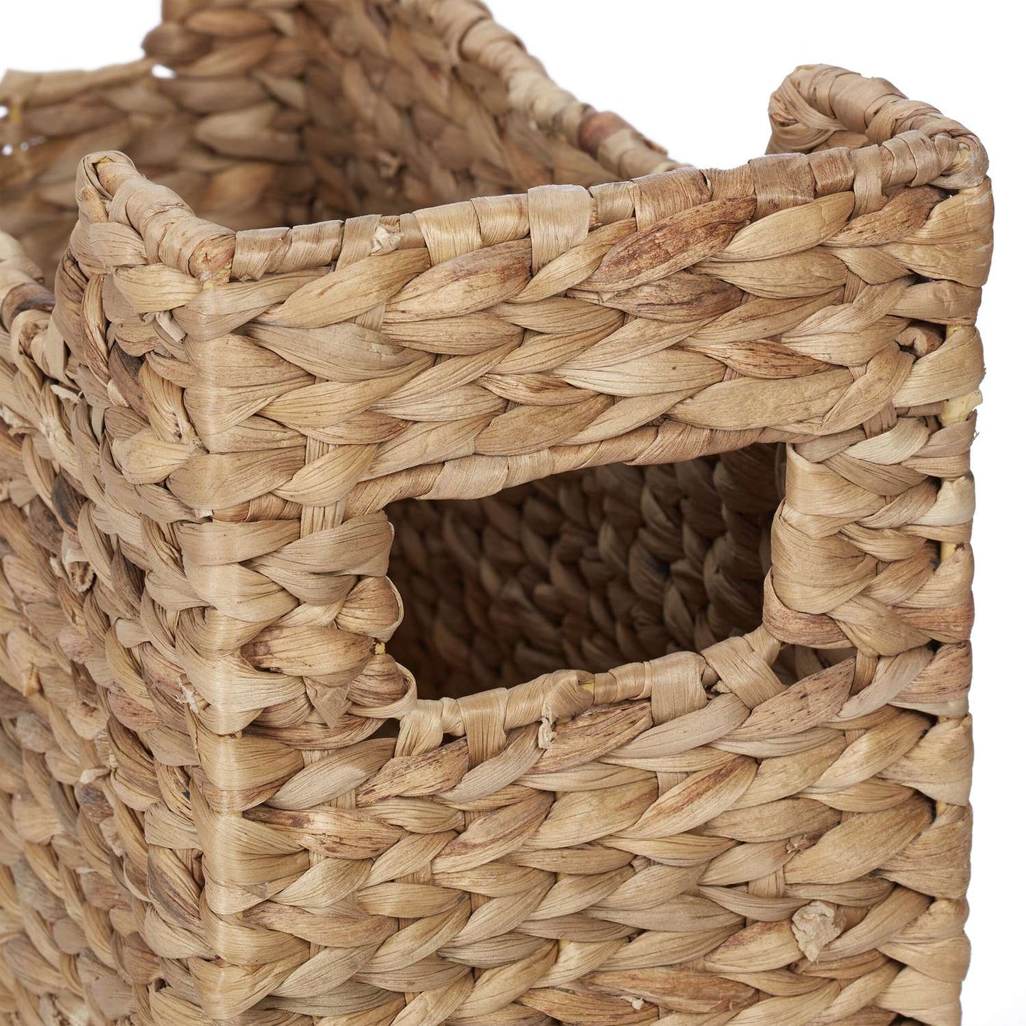 Water Hyacinth Magazine Rack – Storage Basket for Documents