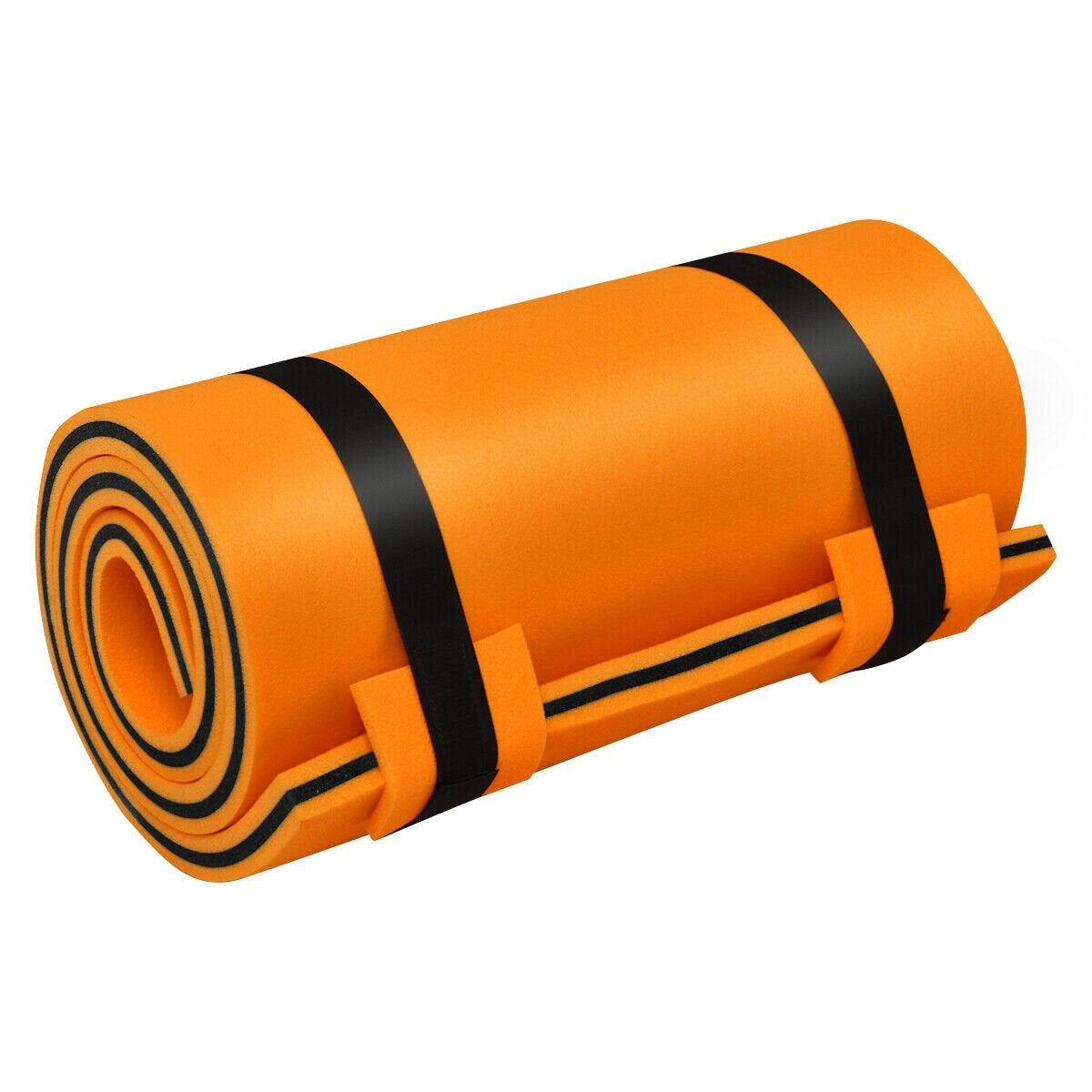 Water mat swimming mat water bed water mattress swimming island 60kg load capacity 210 x 66cm orange