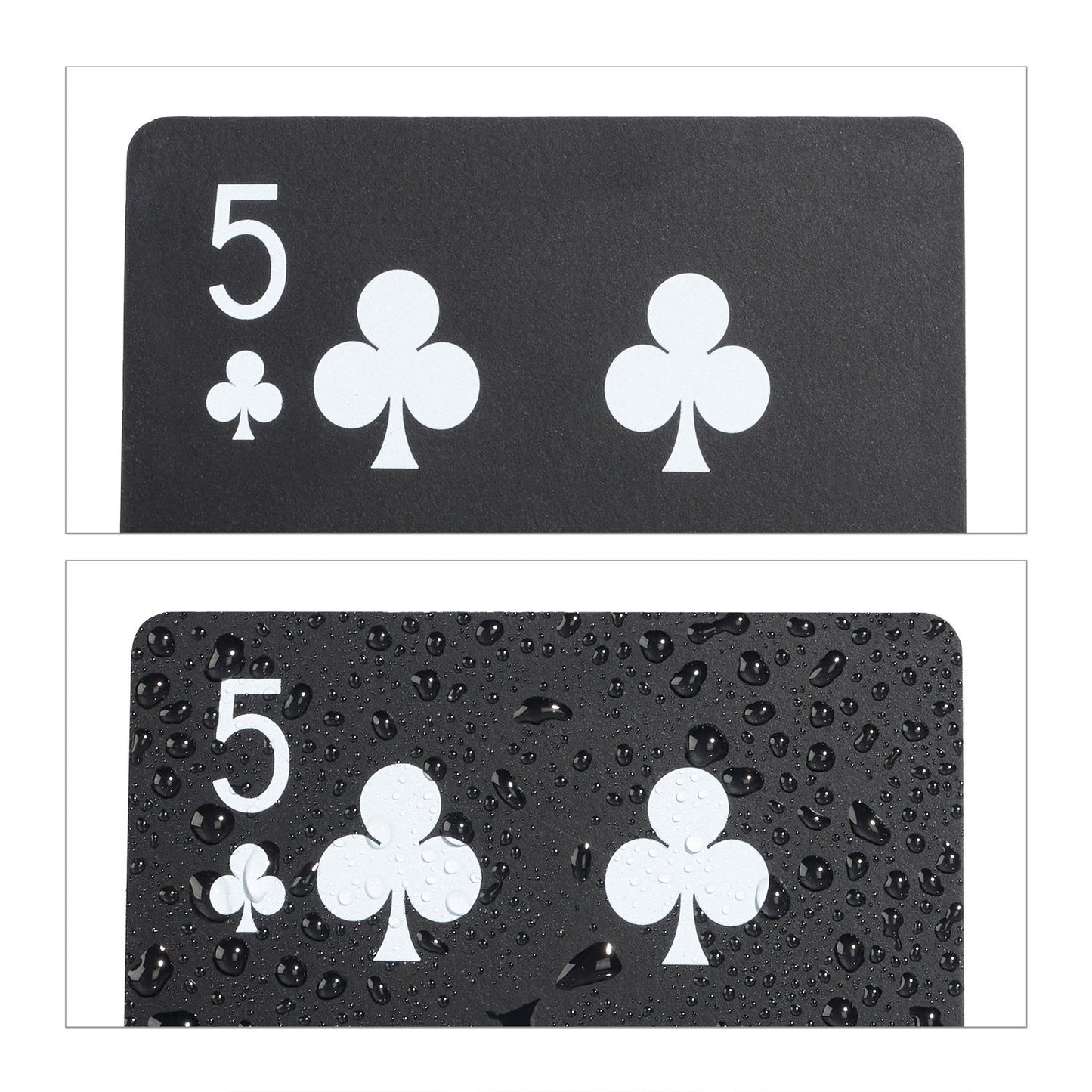Waterproof poker cards 2 sets