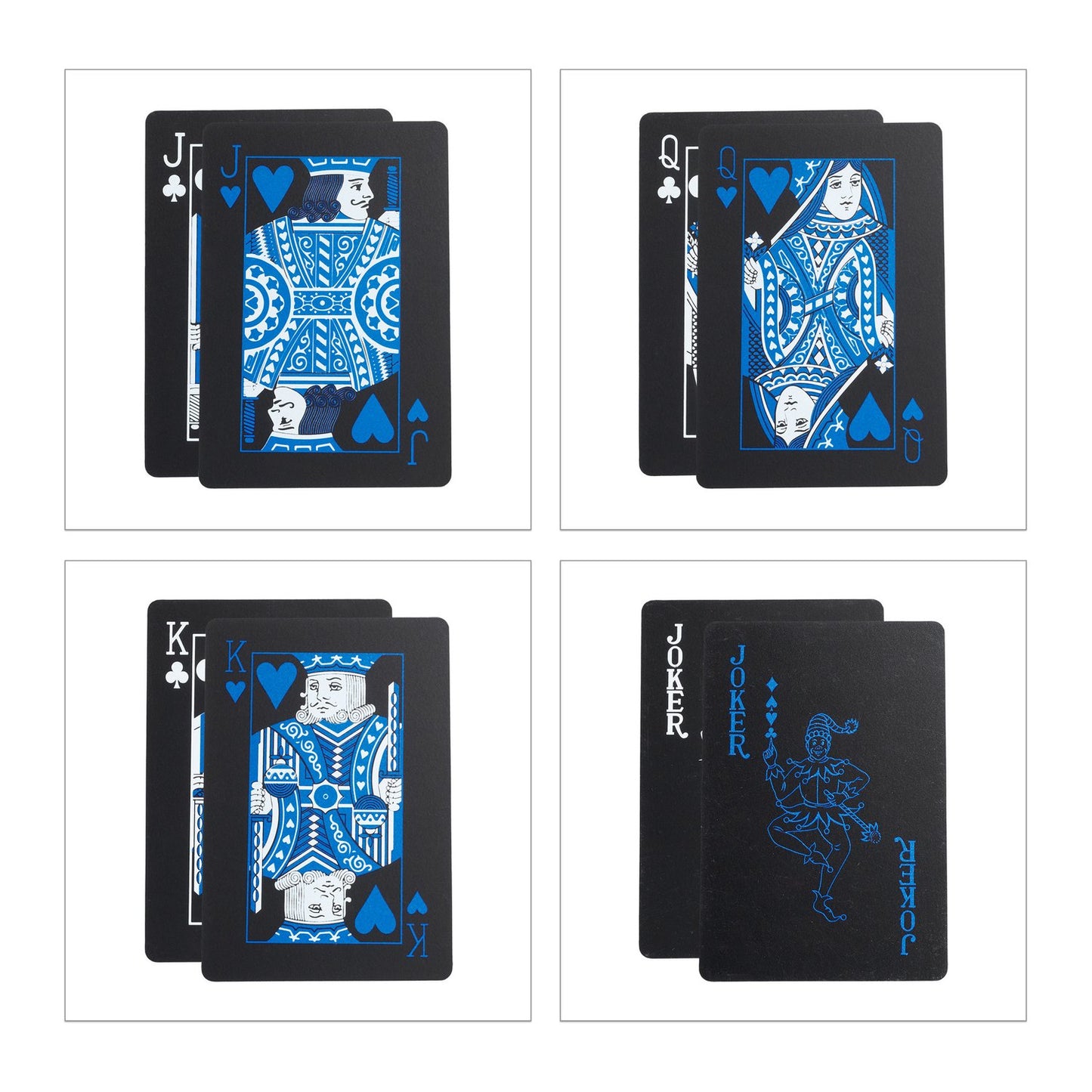 Waterproof poker cards 2 sets