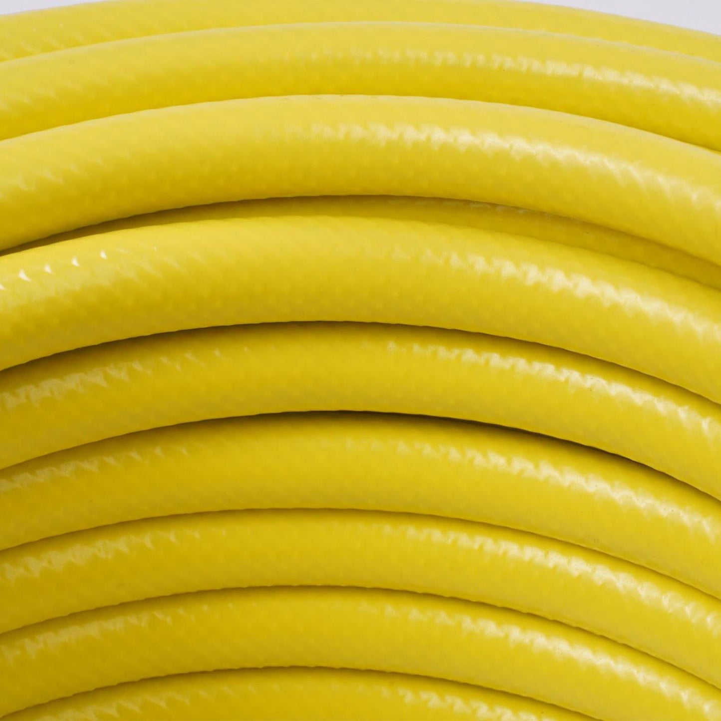 Weatherproof Yellow Garden Hose, UV-Resistant, 1/2 Inch Fittings