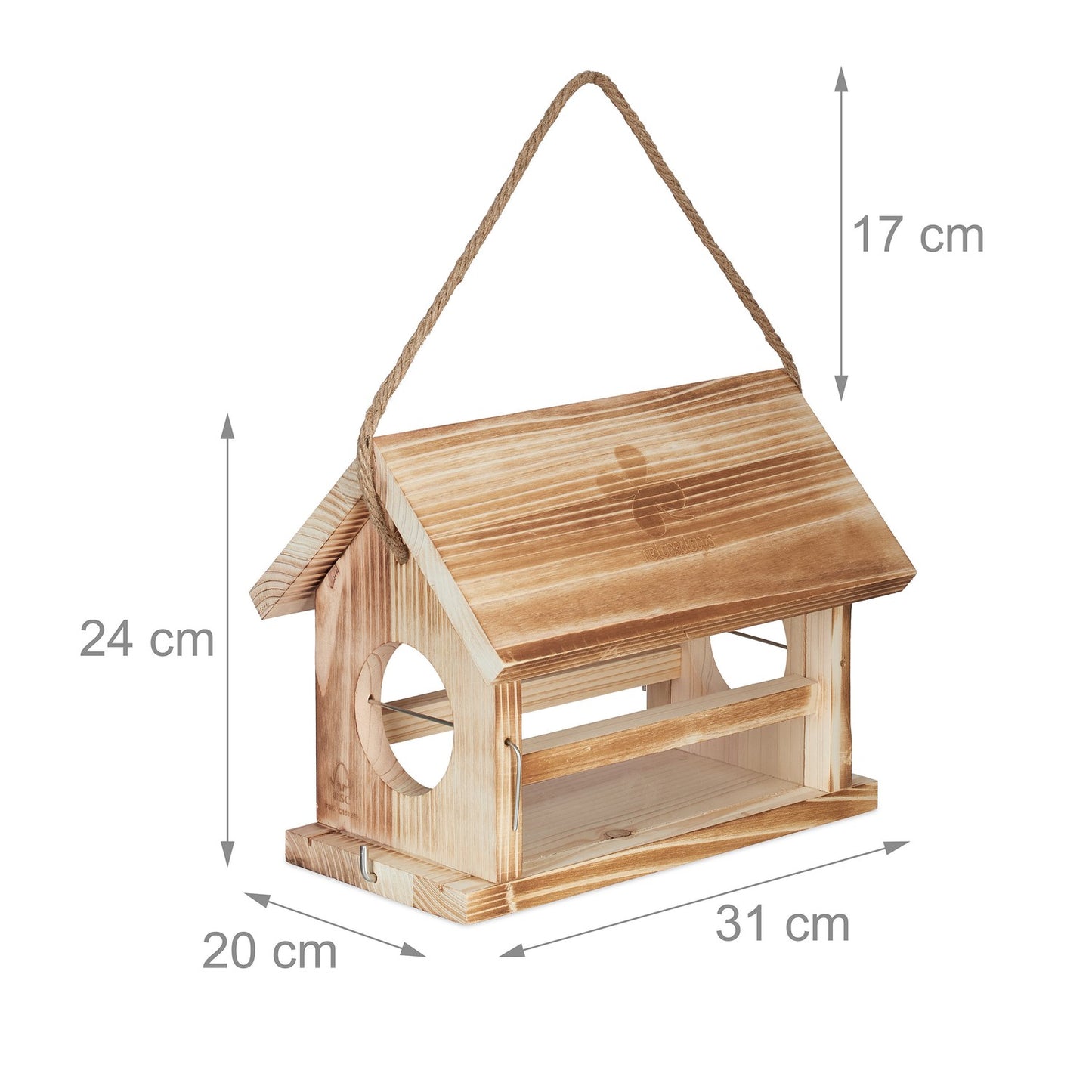 Weatherproof bird feeder