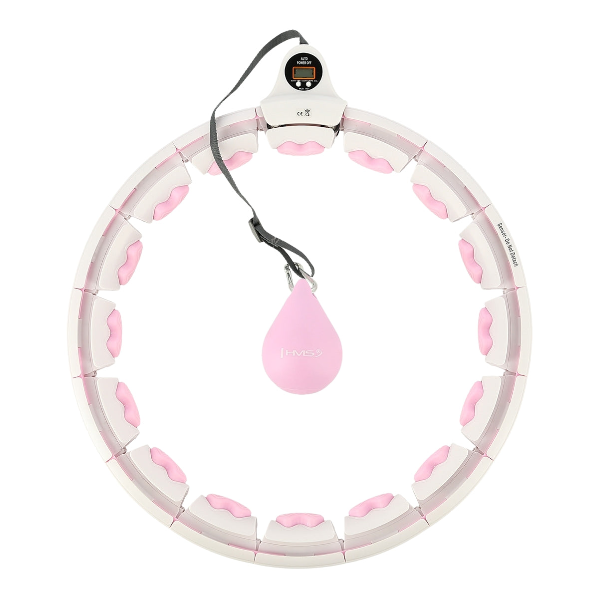 Weighted Pink Hula Hoop with Counter