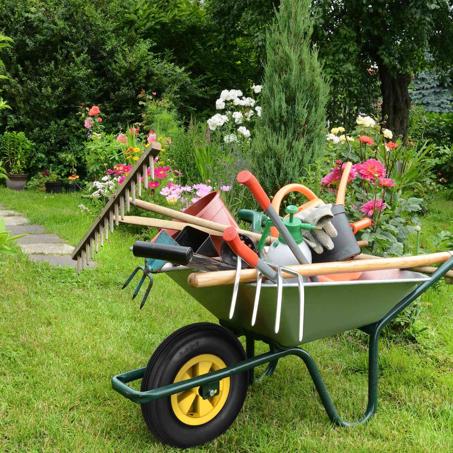 Wheel for wheelbarrow 3.50-6